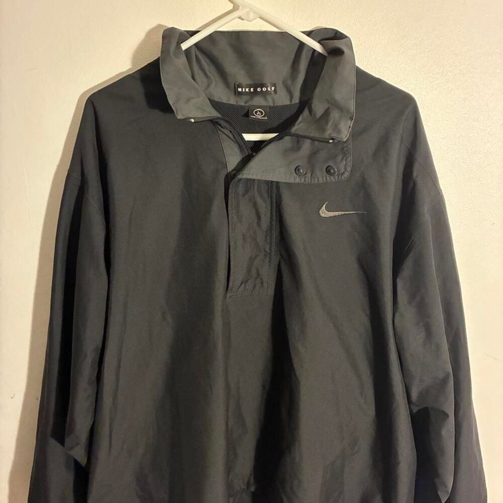 Nike Men's Black and Navy Jacket